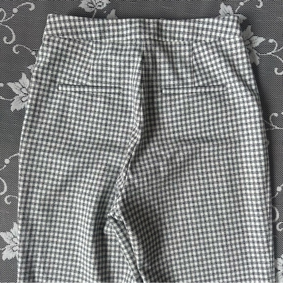 Aritzia Wilfred Kick Flare Pant in Black/ Espace Gingham Sz 0 - Picture 7 of 13